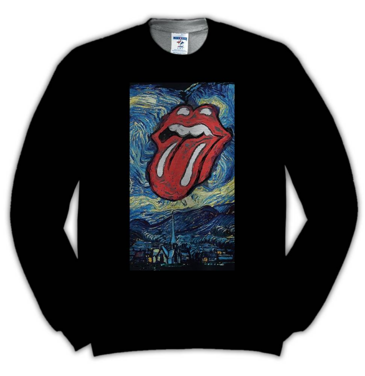 The Rolling Stones Vincent Van Gogh Painting Style Shirt