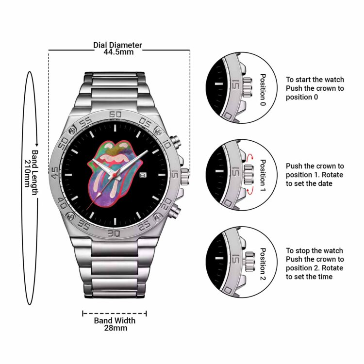 Rolling Stones Colors Tongue Powermatic Watch