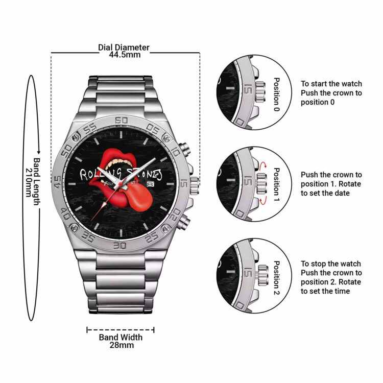 Rolling Stones Exile on Main st Powermatic Watch