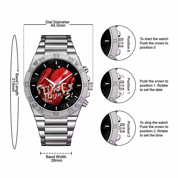 Rolling Stones Hackney diamonds 2024 Standard Tour Powermatic Watch