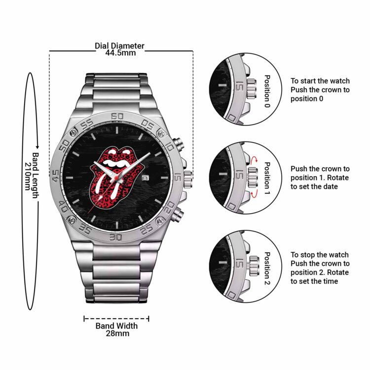 Rolling Stones Leopard Tongue Powermatic Watch