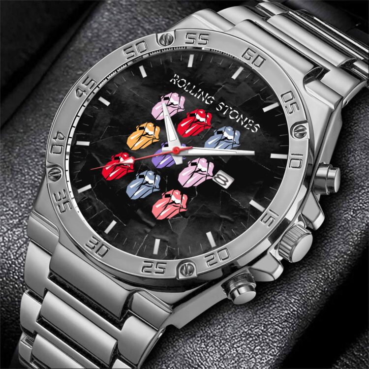 Rolling Stones Multi Color Tongue Powermatic Watch