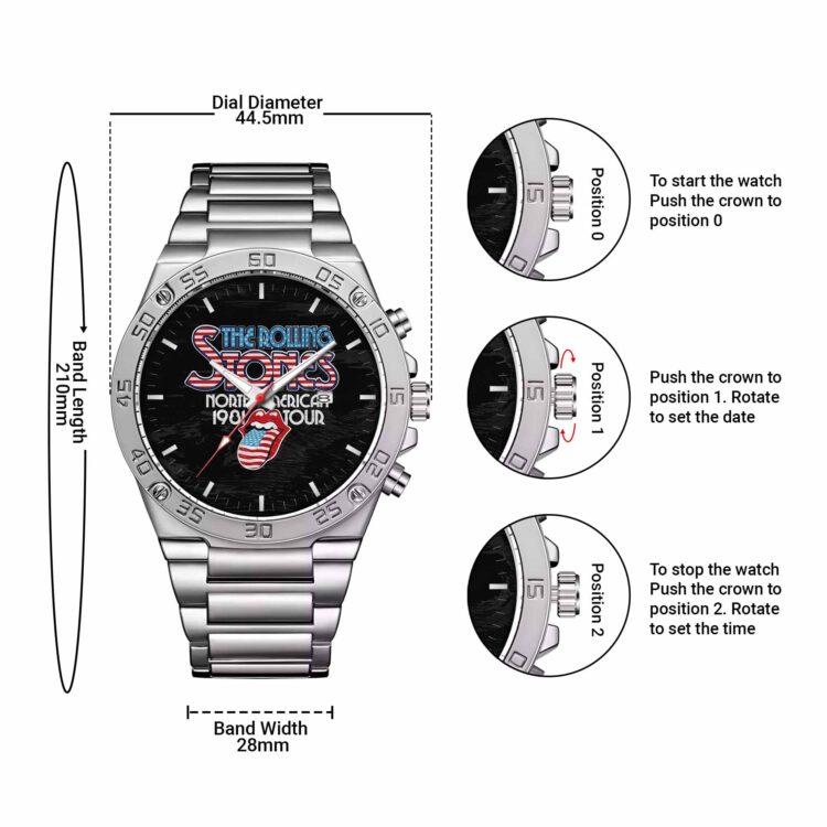 Rolling Stones Official NA Tour 1981 Powermatic Watch